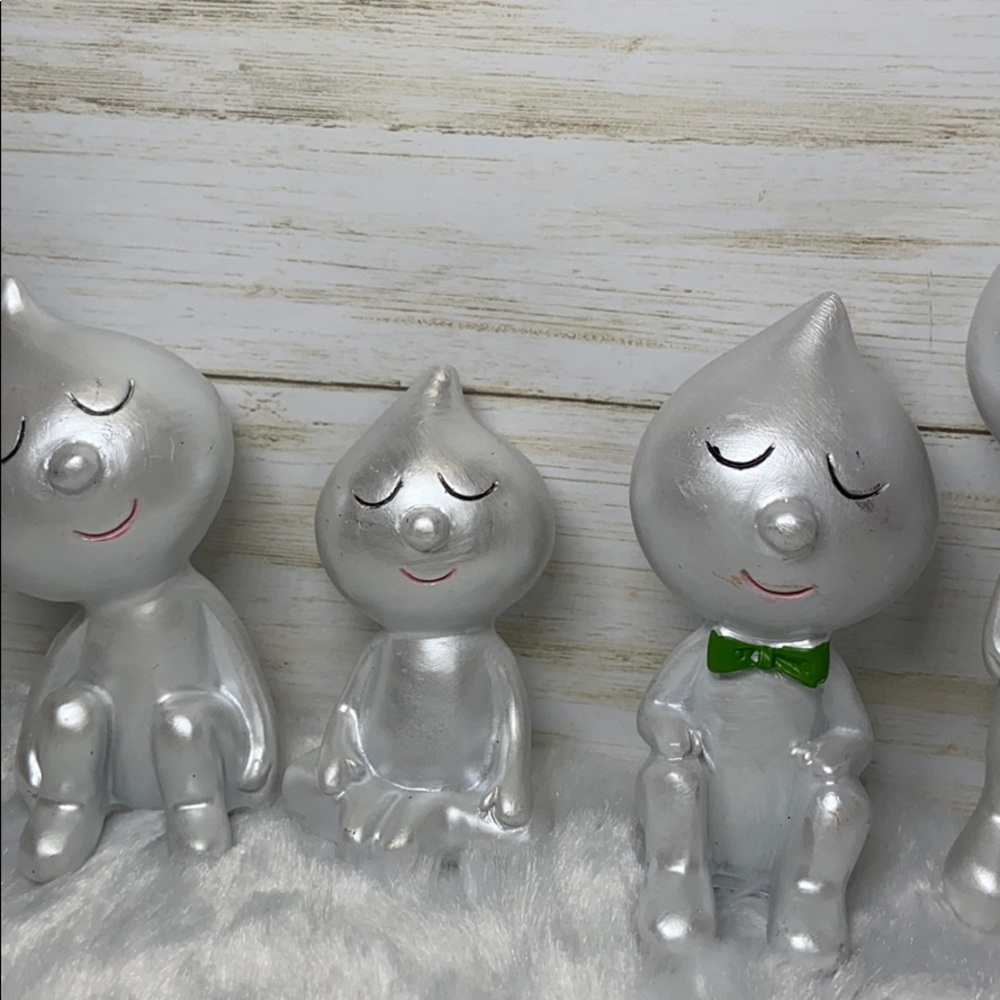 Cute little pearl white ghosts bow ties yoga - Picture 3 of 6